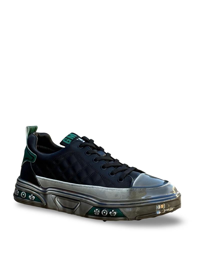 Guja Y513-1  Şeffaf Taban Erkek Sneaker Siyah