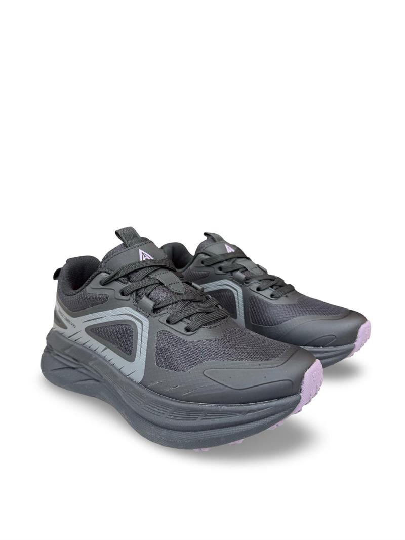 HM350926B Unisex Comfort Taban Sneaker Spor Siyah