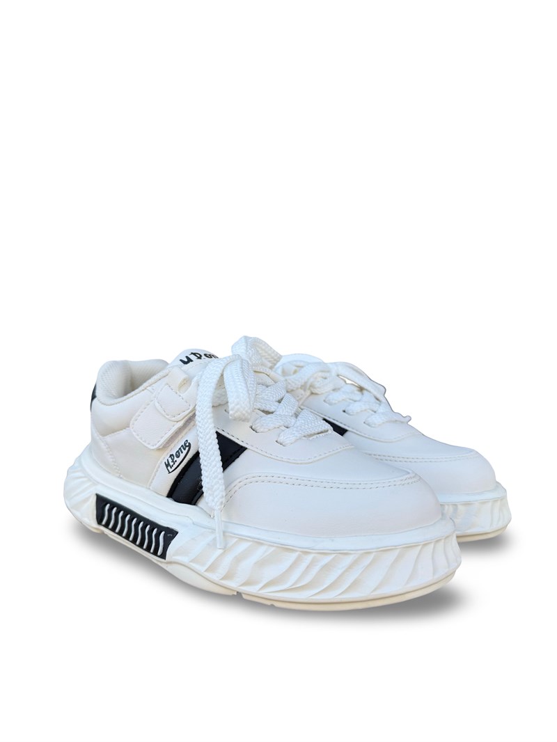 Mp 3521ft Çocuk Spor Sneaker Ayakkabı Beyaz Siyah