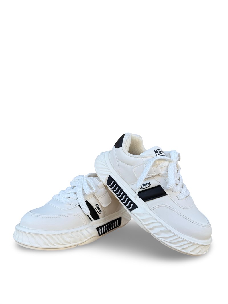 Mp 3521ft Çocuk Spor Sneaker Ayakkabı Beyaz Siyah