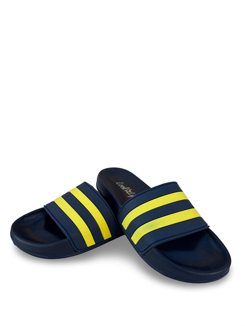 MYS S264018 Unisex Taraftar Terlik Sarı Lacivert