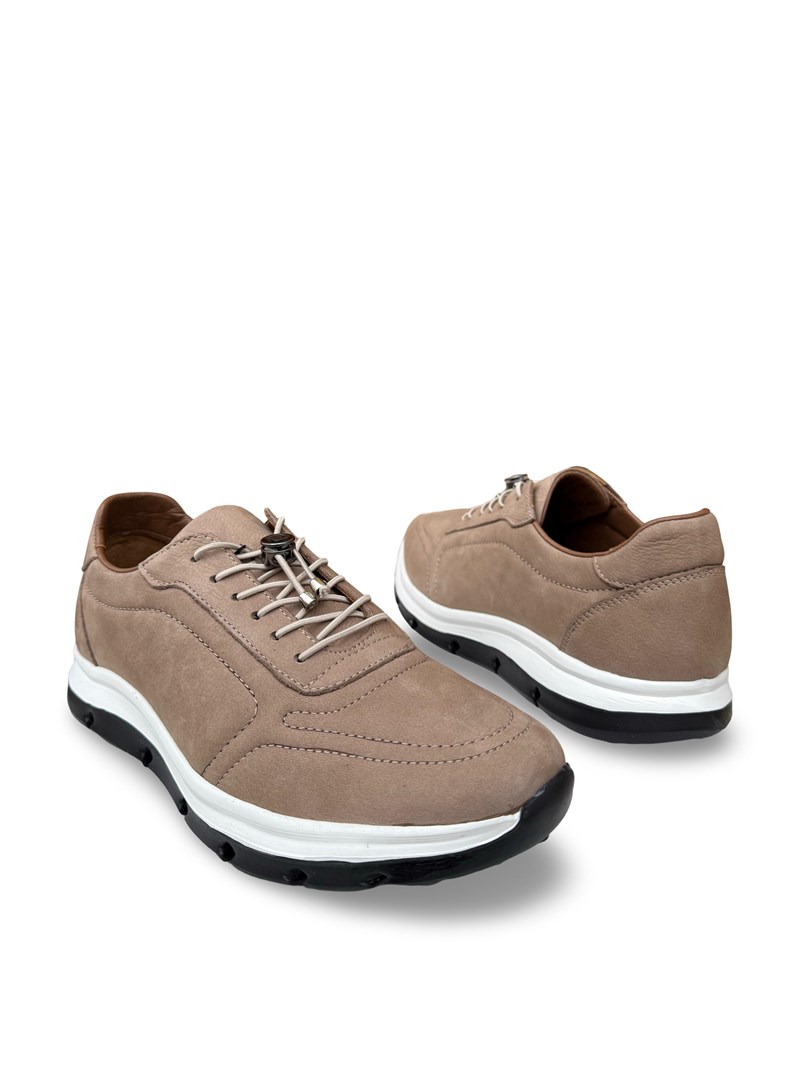 P.Cardin 43255 Hakiki Deri Erkek Comfort Taban Casual Kum Nubuk