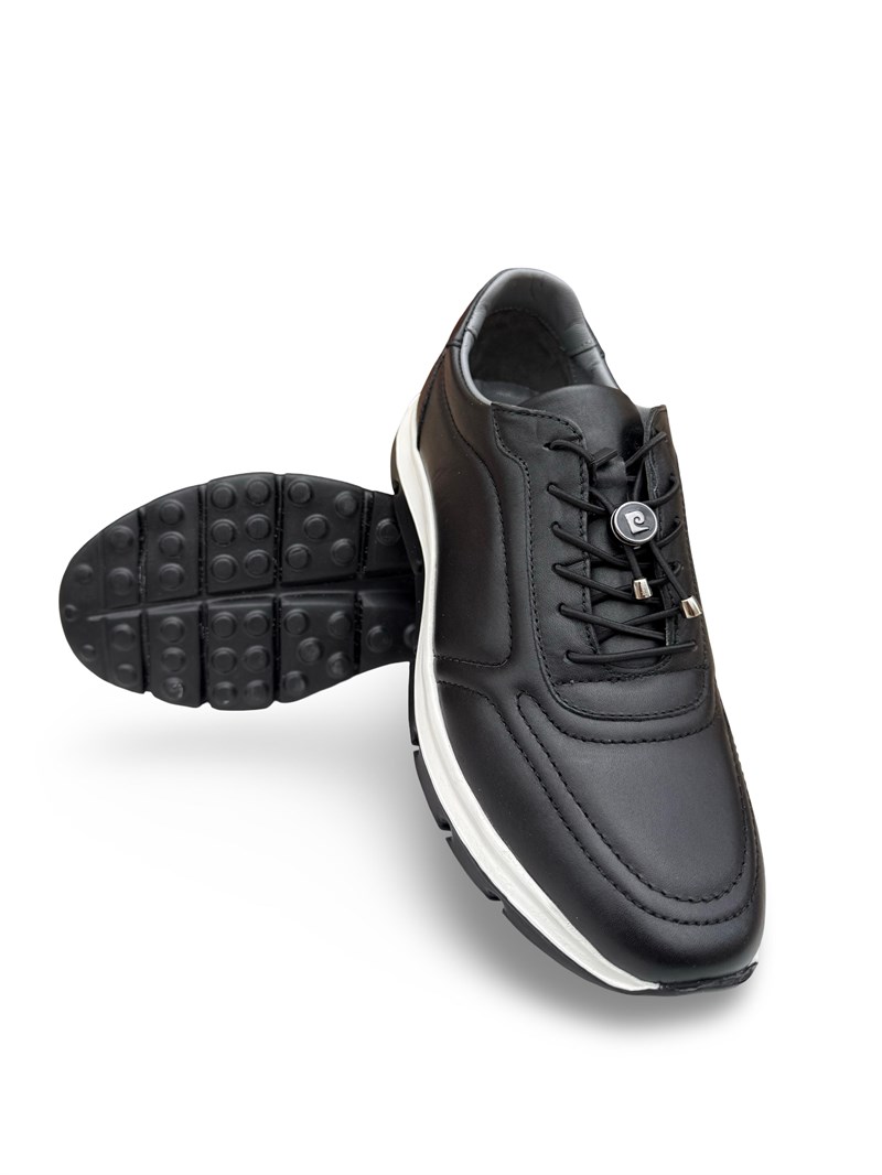 P.Cardin 43255 Hakiki Deri Erkek Comfort Taban Casual Siyah