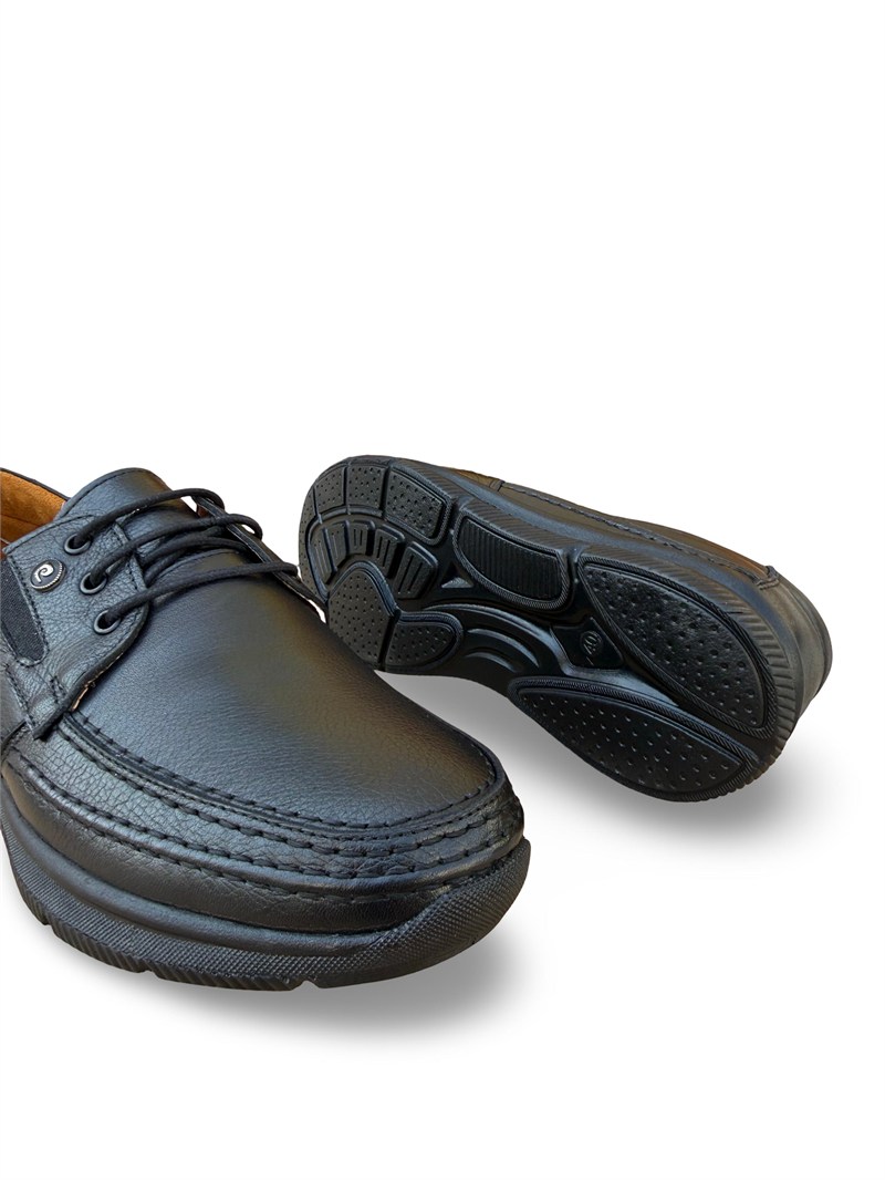 P.Cardin 0638 Hakiki Deri Comfort Taban Erkek Casual Ayakkabı Siyah