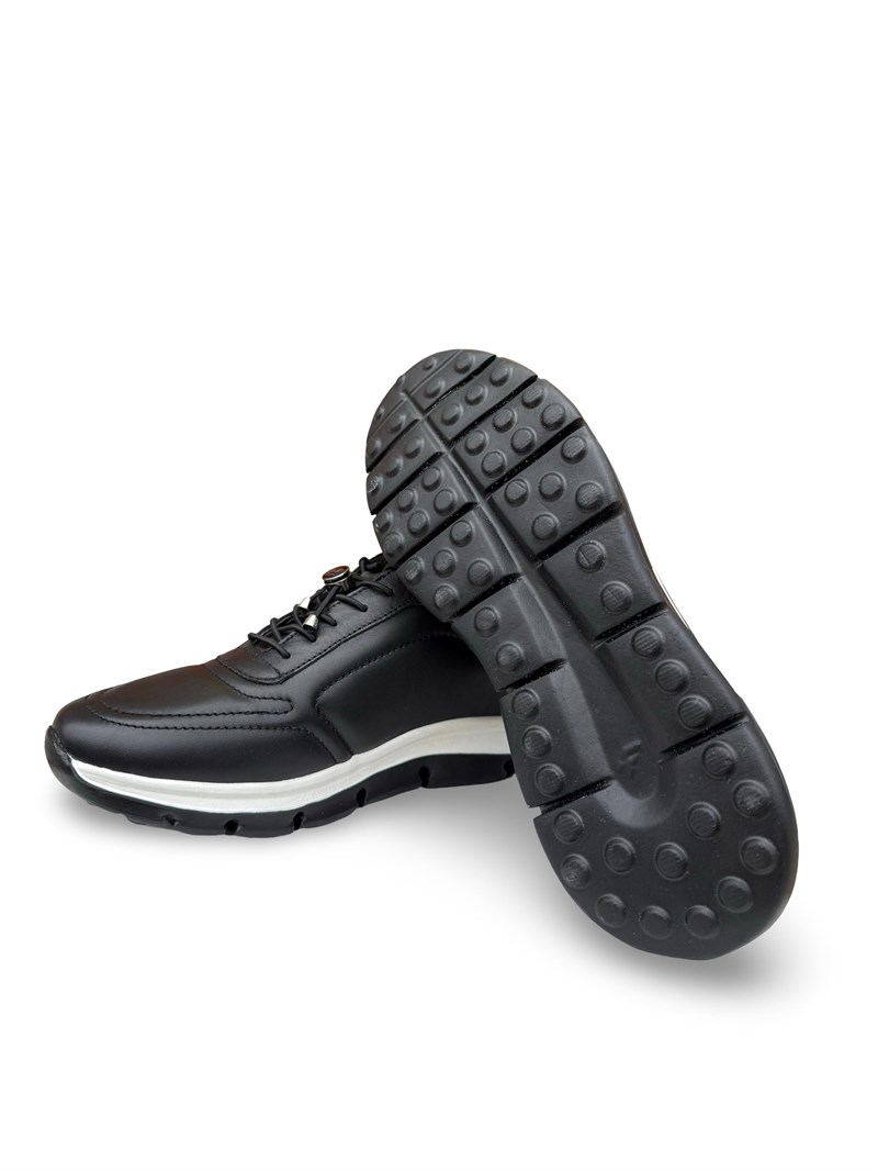 P.Cardin 43255 Hakiki Deri Erkek Comfort Taban Casual Siyah