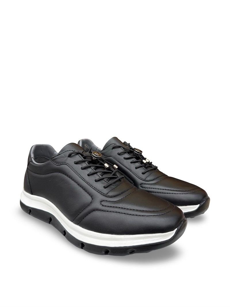 P.Cardin 43255 Hakiki Deri Erkek Comfort Taban Casual Siyah