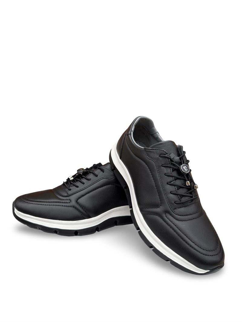 P.Cardin 43255 Hakiki Deri Erkek Comfort Taban Casual Siyah