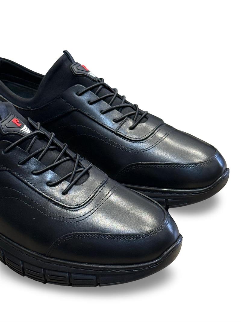 P.Cardin 90120 Hakiki Deri Comfort Taban Erkek Casual Ayakkabı Siyah