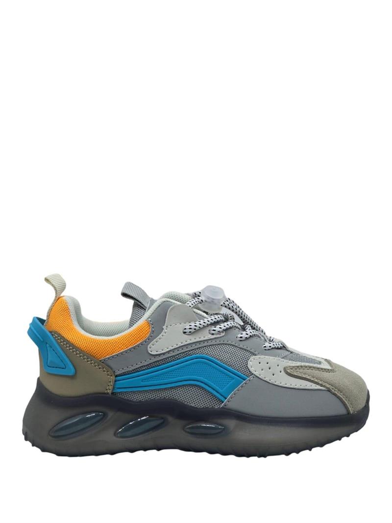 Pepino 1668Flt Şeffaf Air Taban Çocuk Sneaker Ayakkabı Gri