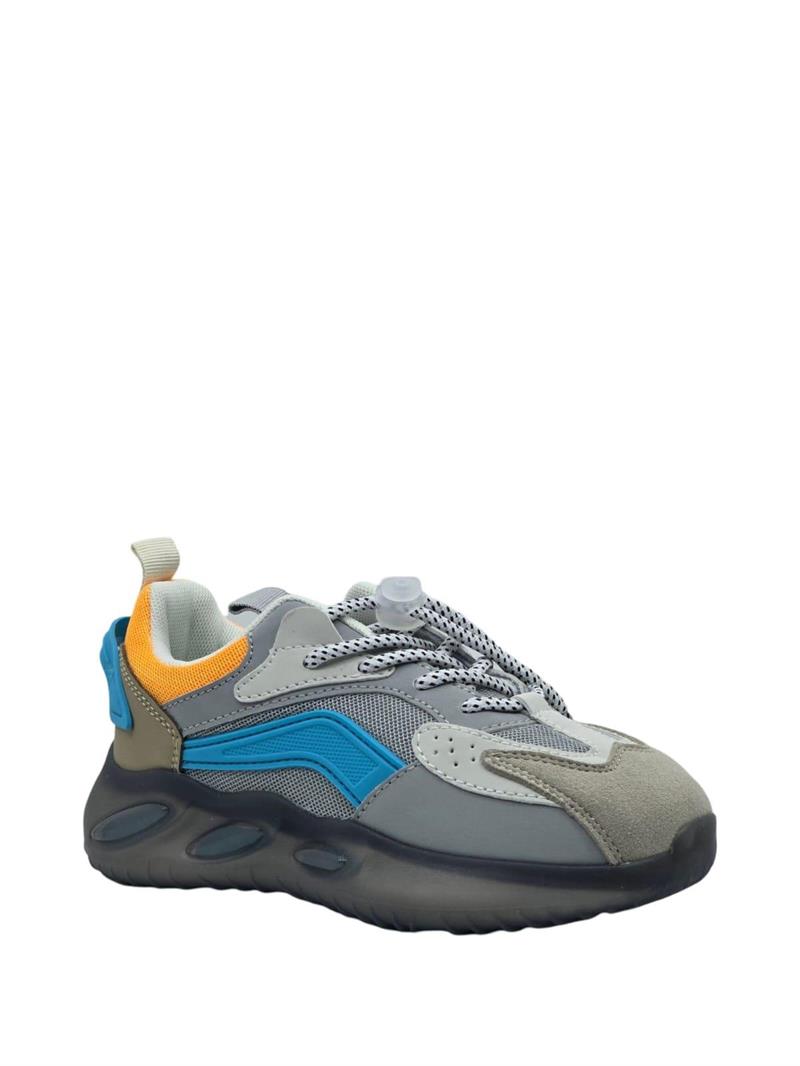Pepino 1668Flt Şeffaf Air Taban Çocuk Sneaker Ayakkabı Gri