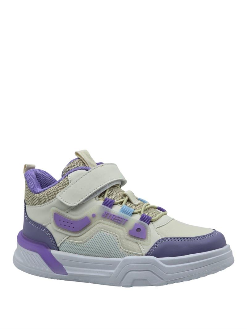 Pepino 1726Flt Çocuk Boğazlı Sneaker Krem