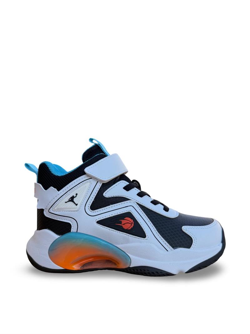 Pepino 1730Flt Boğazlı Çocuk Sneakers & Spor Siyah Beyaz
