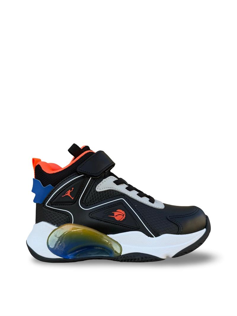 Pepino 1730Flt Boğazlı Çocuk Sneakers & Spor Siyah Turuncu