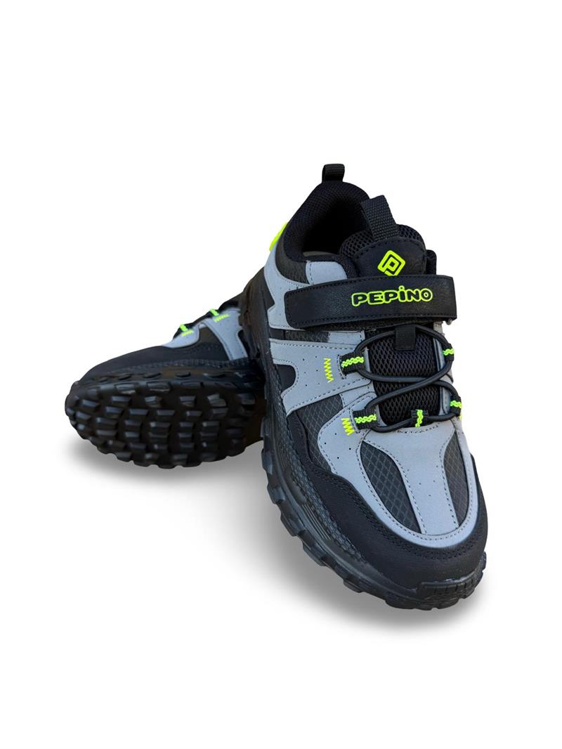 Pepino 1734Flt Çocuk Sneakers & Spor Siyah Füme