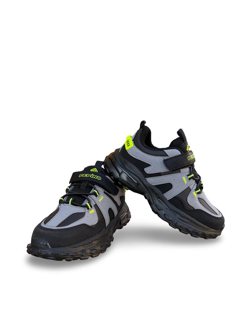 Pepino 1734Flt Çocuk Sneakers & Spor Siyah Füme