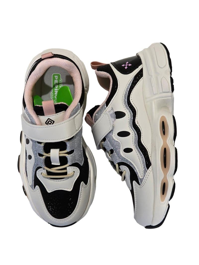 Pepino 1751 Çocuk Sneakers & Spor Siyah Krem