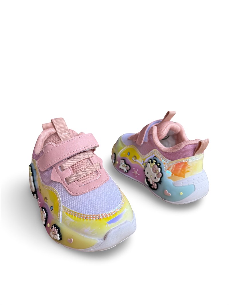 Pepino 2184Bb Kız Bebe Sneaker Beyaz Pudra
