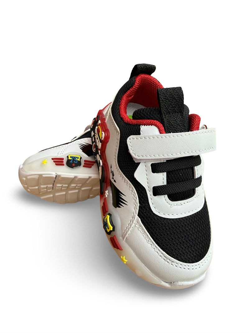 Pepino 2185 Bebe Unısex Sneaker Spor Siyah Beyaz