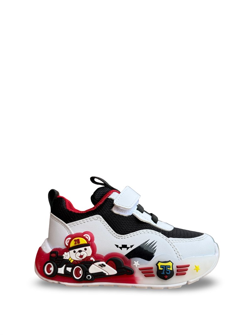 Pepino 2185 Bebe Unısex Sneaker Spor Siyah Beyaz