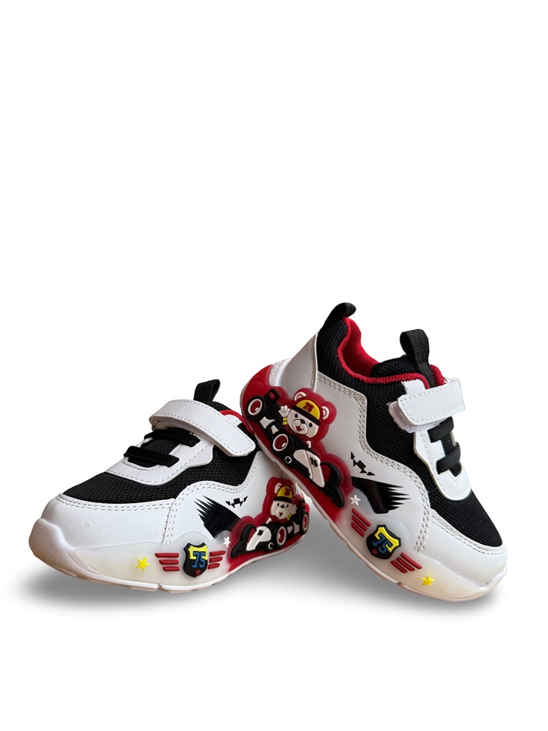 Pepino 2185 Bebe Unısex Sneaker Spor Siyah Beyaz