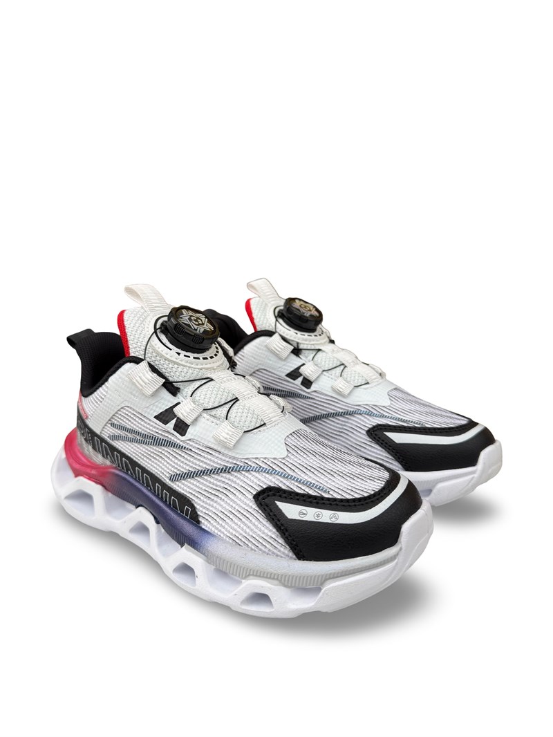 Pepino 2191Flt Aır Taban Akıllı Bağıcık Çocuk Sneaker Beyaz Siyah