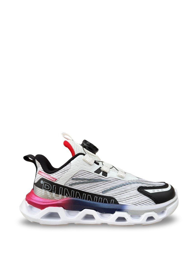 Pepino 2191Flt Aır Taban Akıllı Bağıcık Çocuk Sneaker Beyaz Siyah