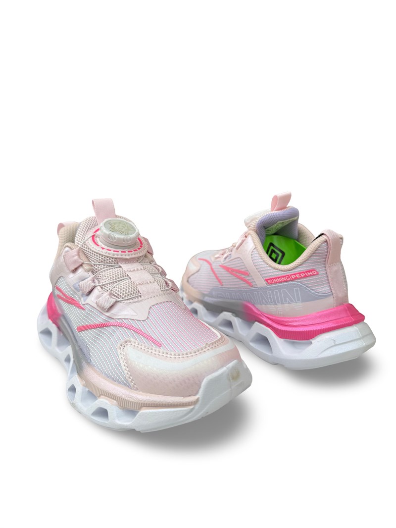 Pepino 2191Flt Aır Taban Akıllı Bağıcık Çocuk Sneaker Pudra
