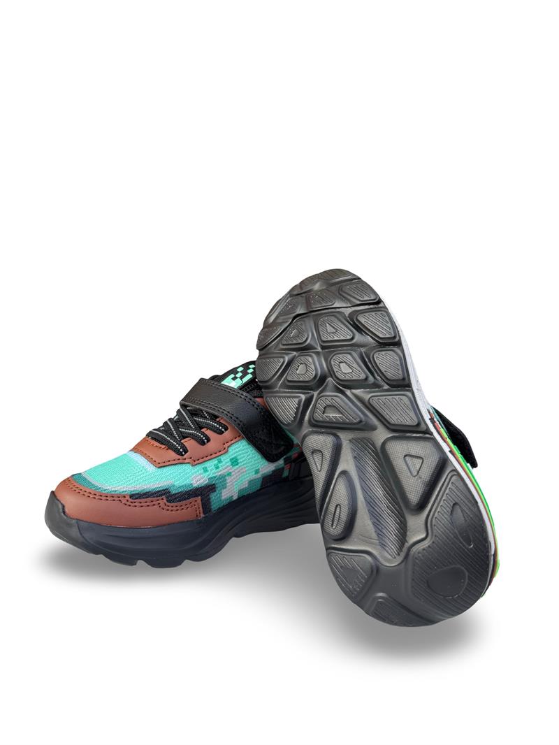 Pepino 2216Flt Çocuk Rahat Sneaker Kahve Siyah