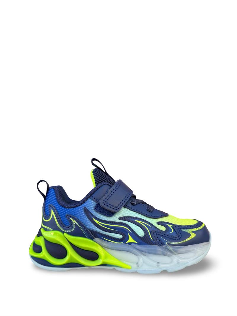 Pepino 2226Ptk Cırtlı Unisex Çocuk Spor Ayakkabı Lacivert Sarı