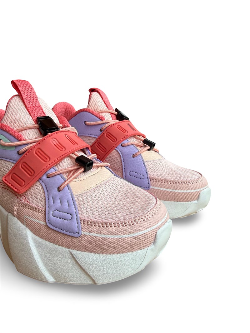 Pepino 2239Flt Unisex Çocuk Spor Sneaker Pudra