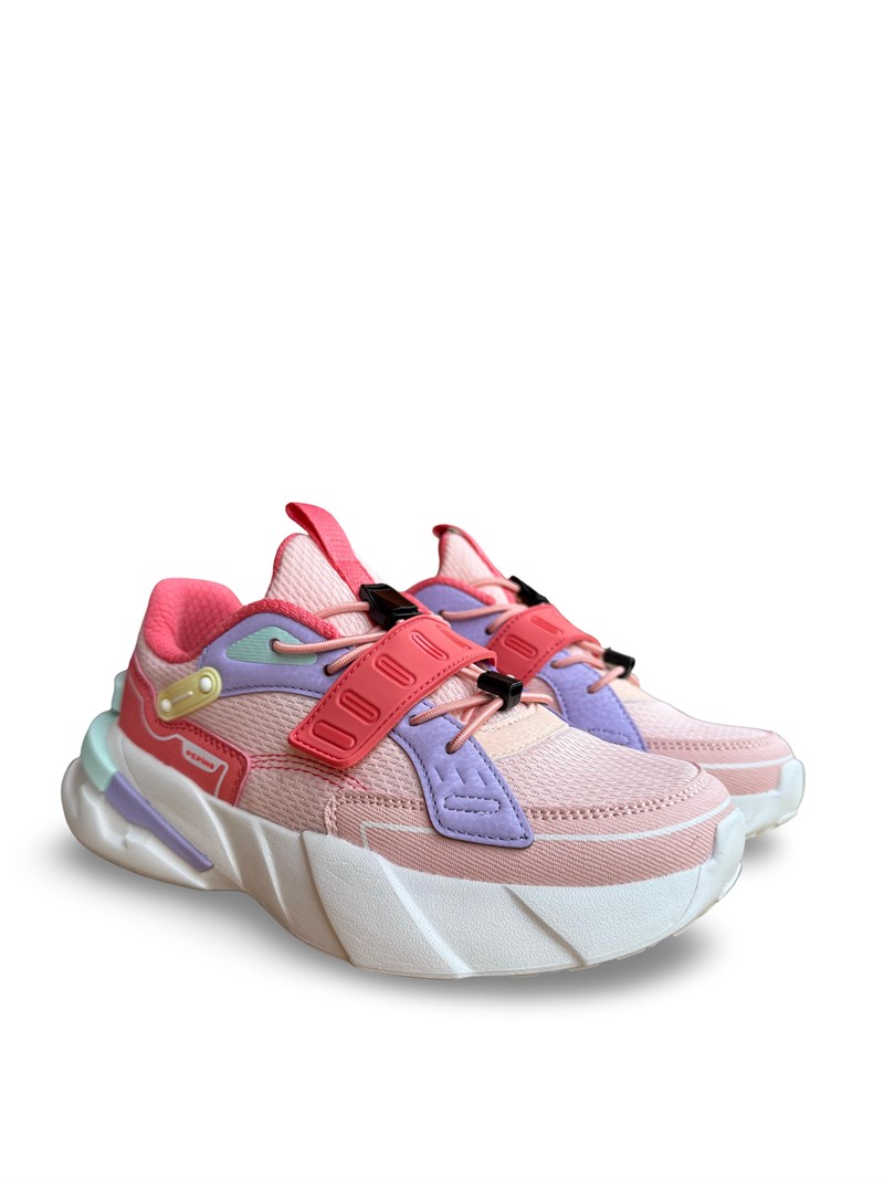 Pepino 2239Flt Unisex Çocuk Spor Sneaker Pudra