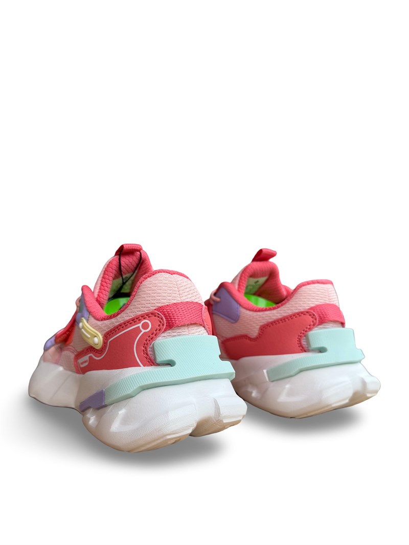 Pepino 2239Flt Unisex Çocuk Spor Sneaker Pudra