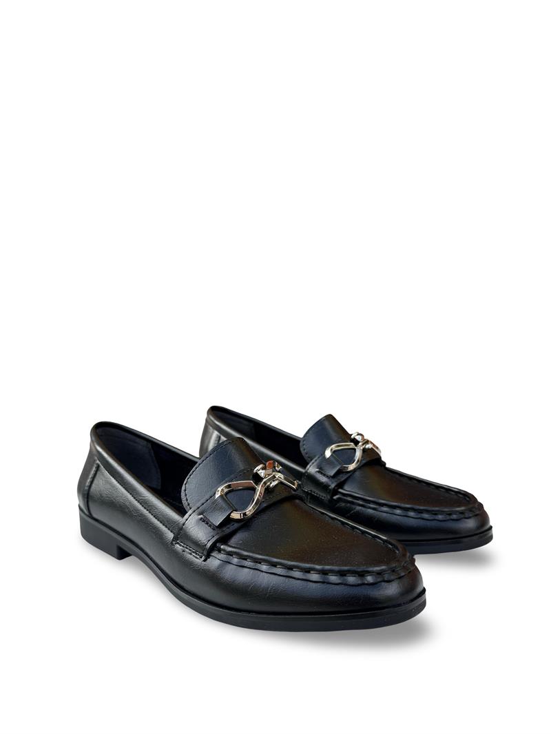 Prt6185 Kadın Loafer Babet Siyah