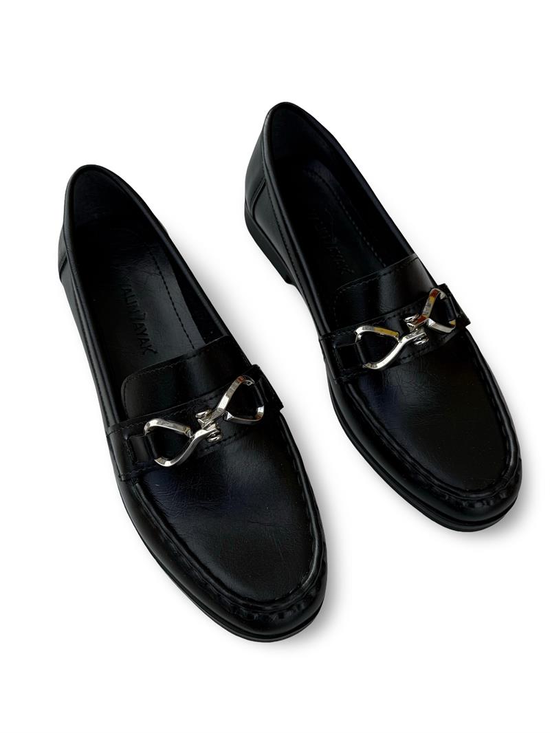 Prt6185 Kadın Loafer Babet Siyah