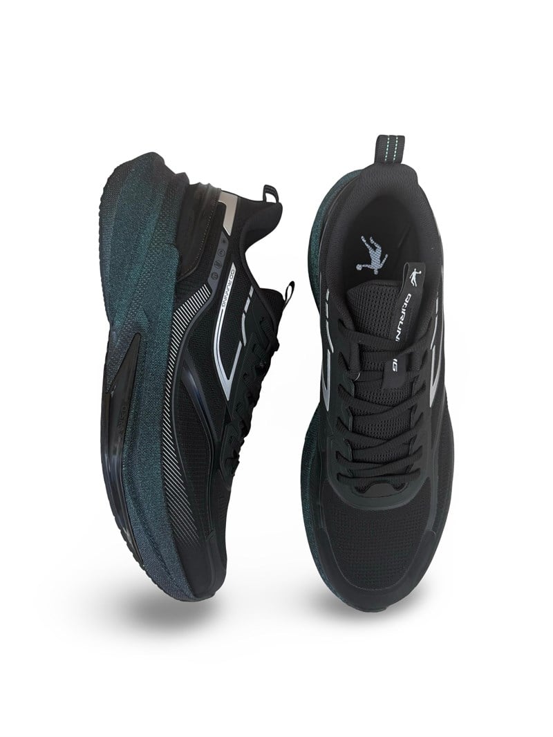 QHB023254210 Eva Aır Taban Erkek Spor Sneaker Siyah