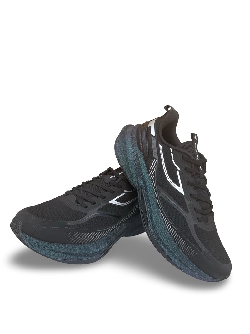 QHB023254210 Eva Aır Taban Erkek Spor Sneaker Siyah
