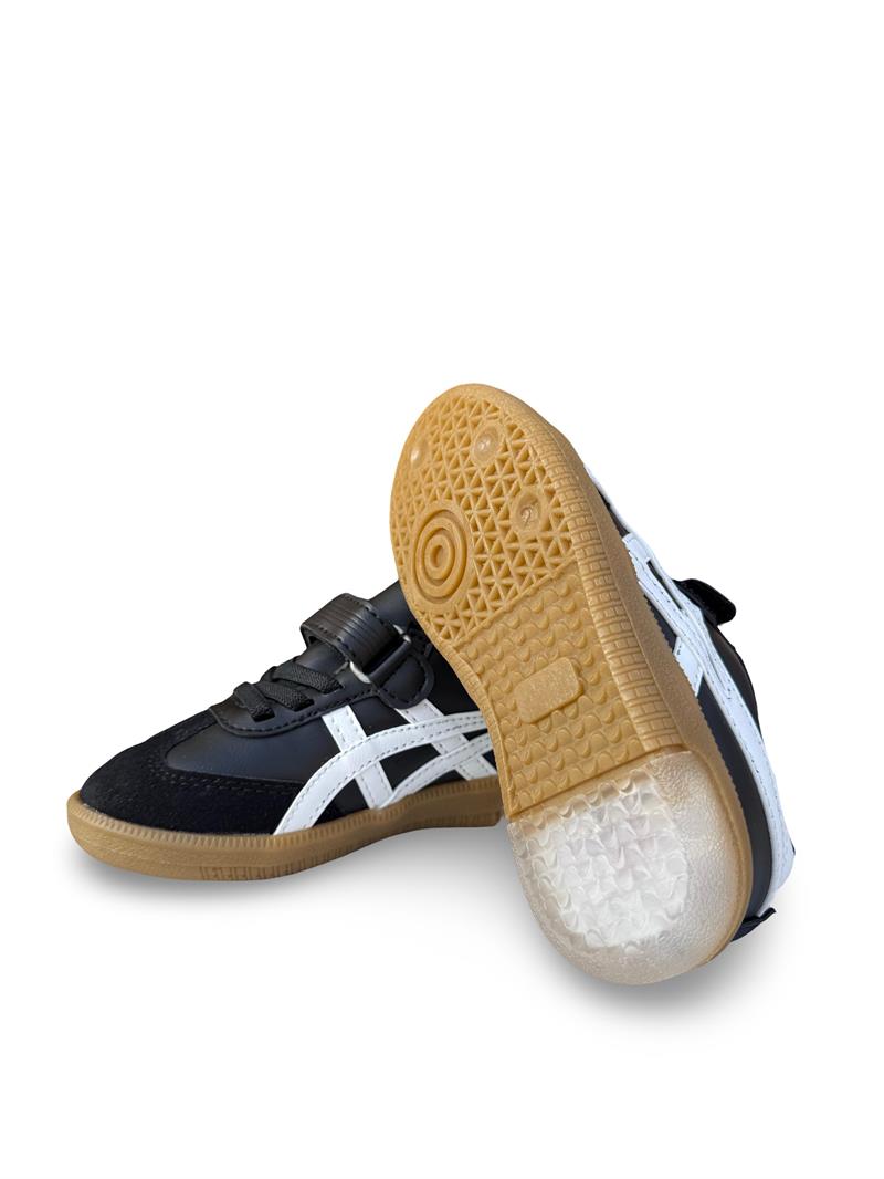 Tayger P5910 Cırtlı Çocuk Spor Sneaker Siyah Beyaz