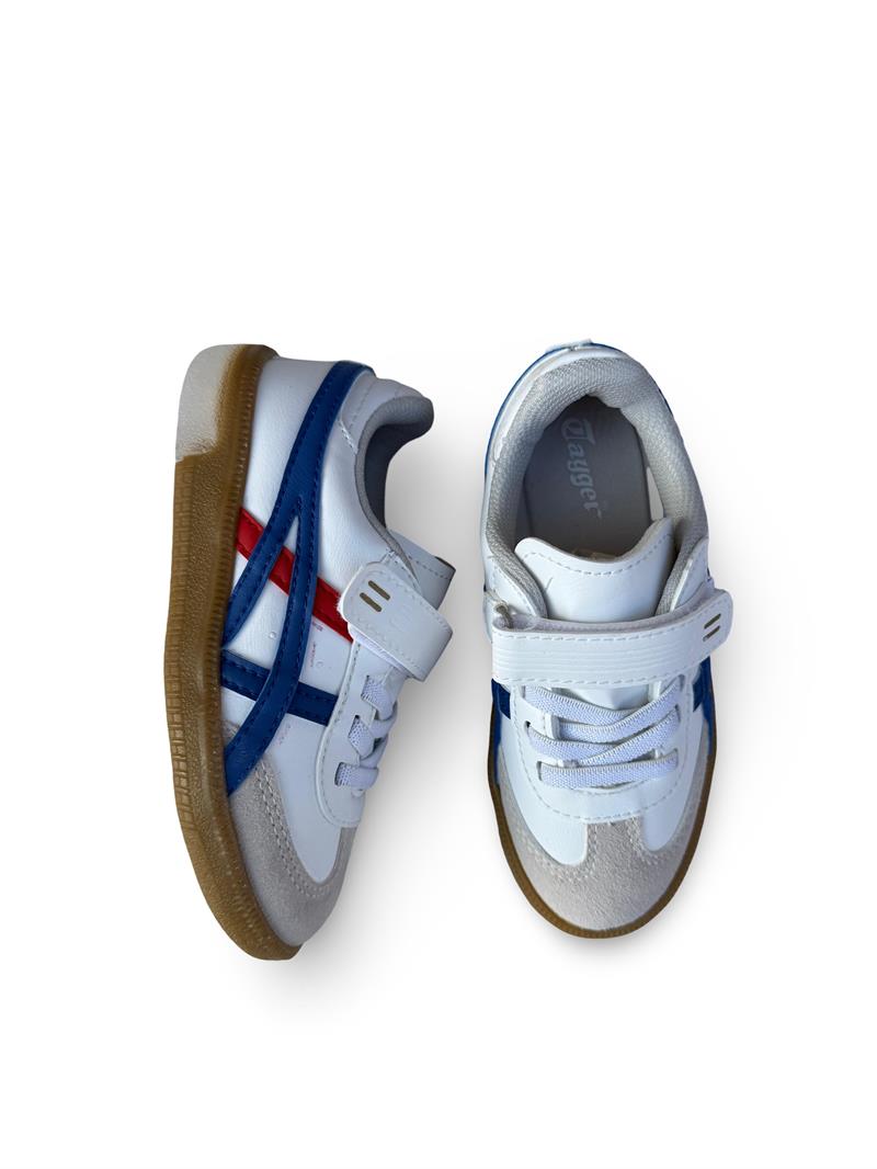 Tayger P5910 Cırtlı Çocuk Spor Sneaker Beyaz Mavi