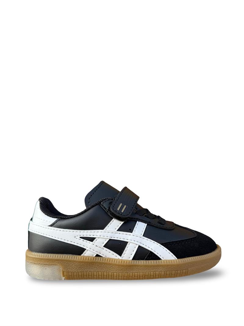 Tayger P5910 Cırtlı Çocuk Spor Sneaker Siyah Beyaz