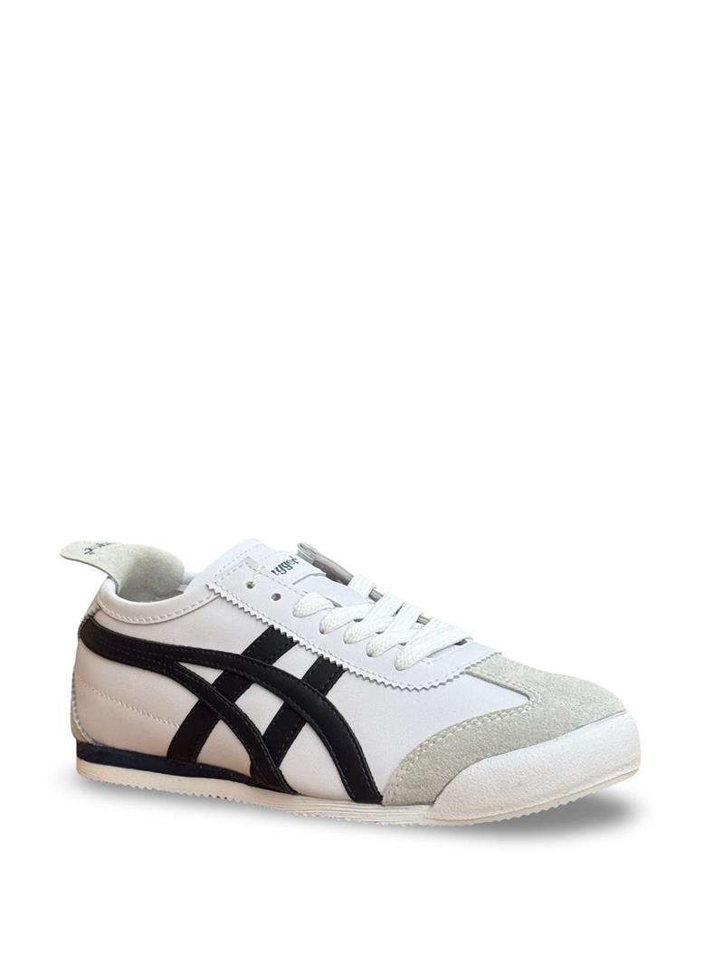 Tayger Z-3232 Hakiki Deri Kadın Spor Sneaker Beyaz Laci