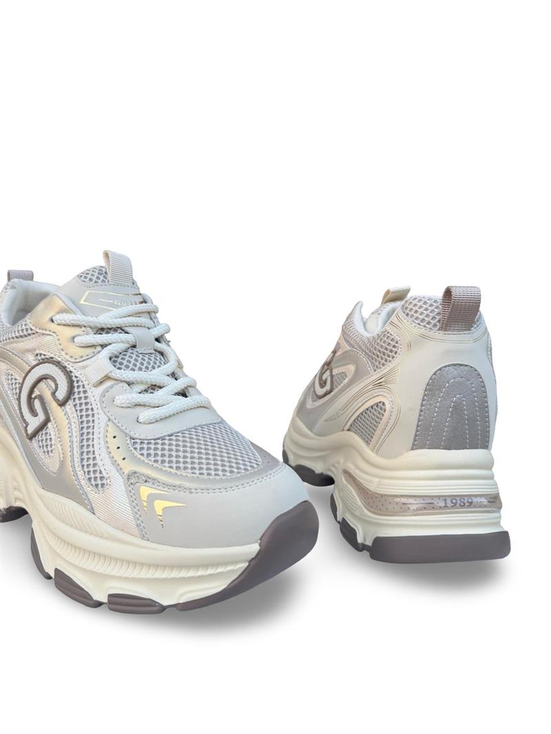 Yalınayak 25Y323 Kadın Aır Taban Sneaker Spor Bej