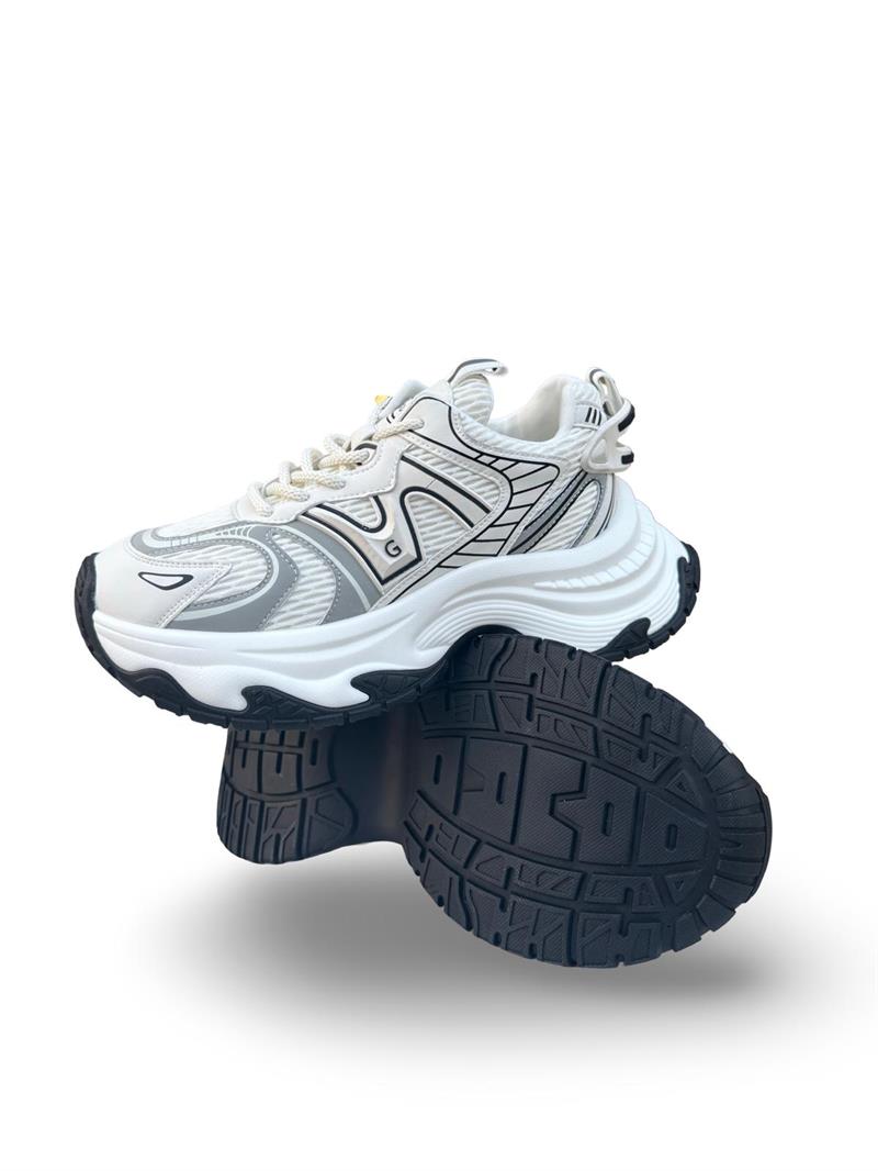Yalınayak 25Y324 Kadın Yüksek Taban Sneaker Spor Beyaz