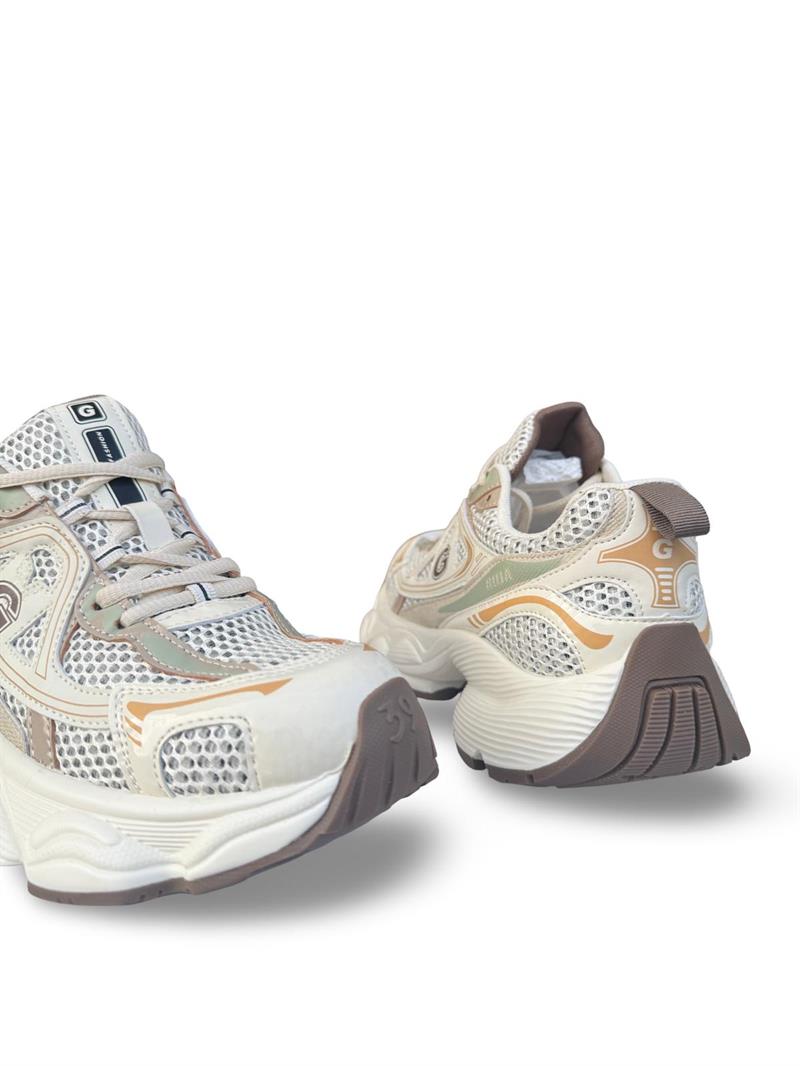 Yalınayak 25y353 Aır Taban Kadın Sneaker Bej