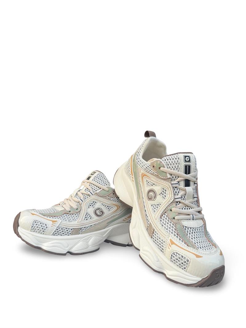 Yalınayak 25y353 Aır Taban Kadın Sneaker Bej