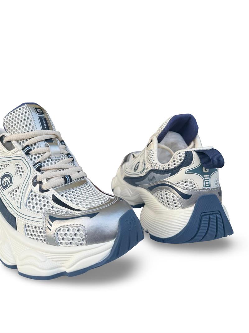 Yalınayak 25y353 Aır Taban Kadın Sneaker Lacivert