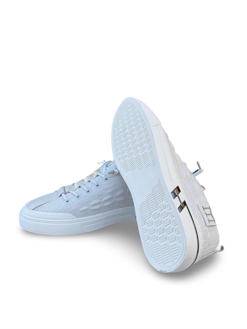 Yalınayak Y510-6 Comfort Taban Erkek Deri  Sneaker Beyaz
