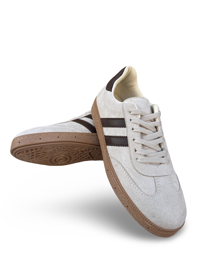 Yalınayak Bdr2027 Kadın Spor Sneaker Bej Süet