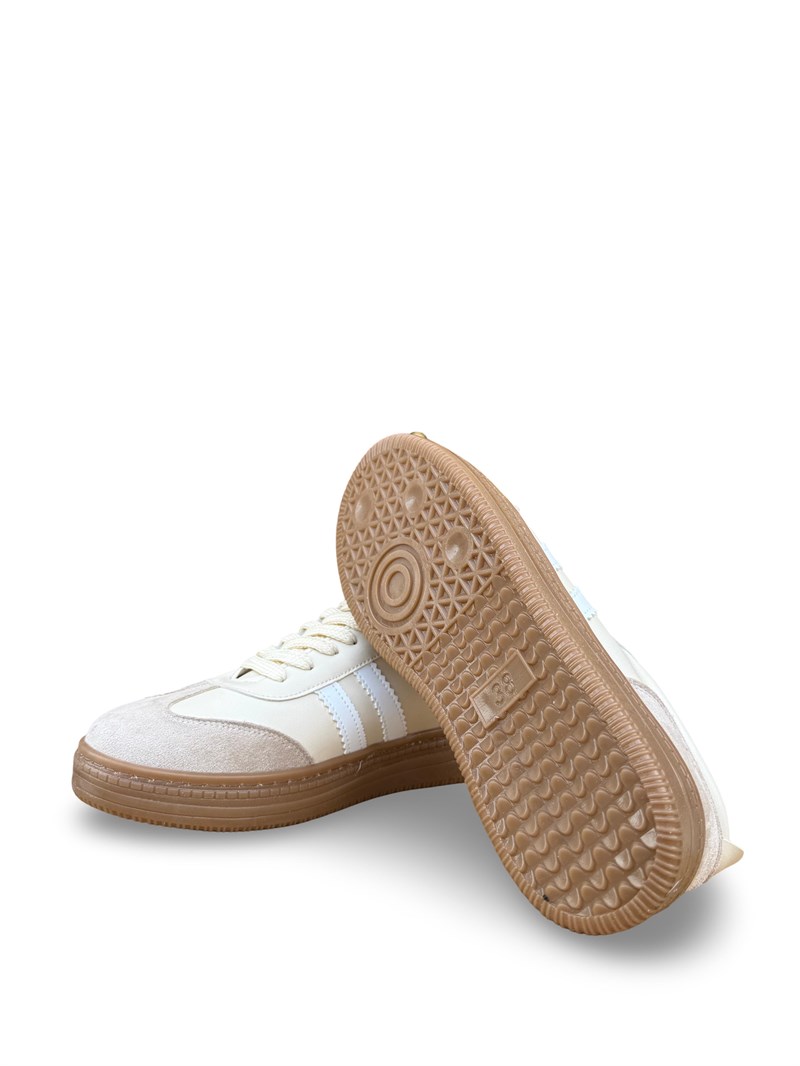 Yalınayak Bdr2028 Kadın Spor Sneaker Bej