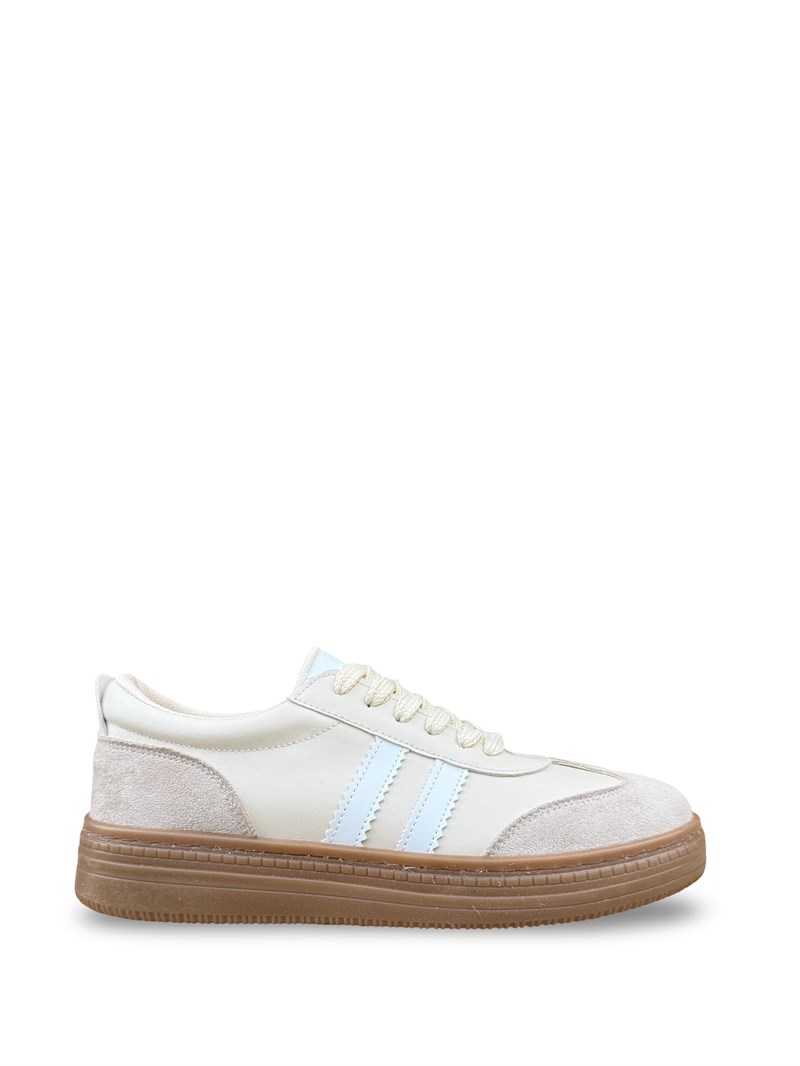 Yalınayak Bdr2028 Kadın Spor Sneaker Bej