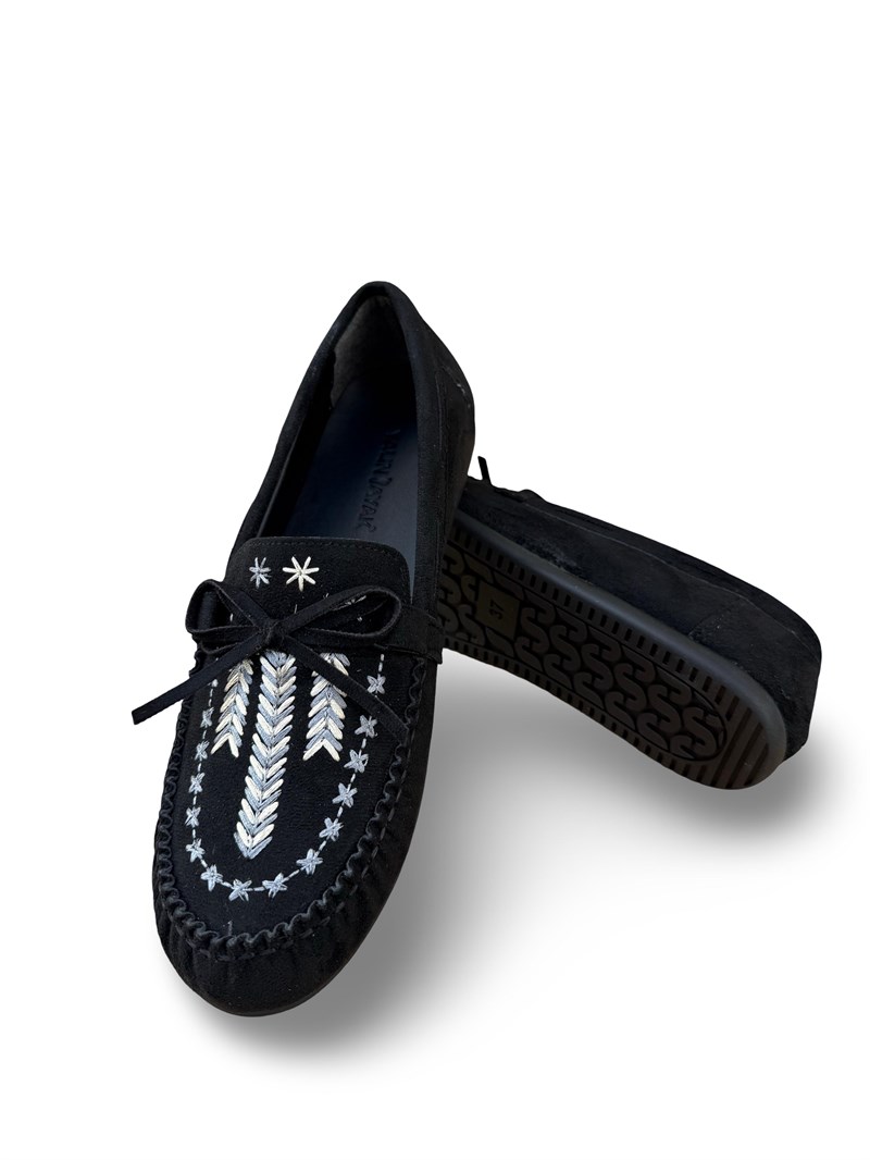 Yalınayak Bdr850 Kadın Loafer Günlük Ayakkabı Siyah Süet